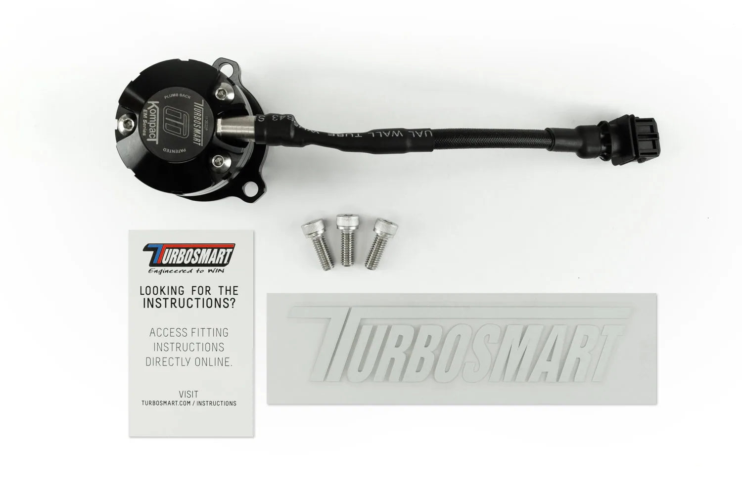 Turbosmart BOV Kompact EM PlumBack- VR9 (BMW) Blow Off Valve