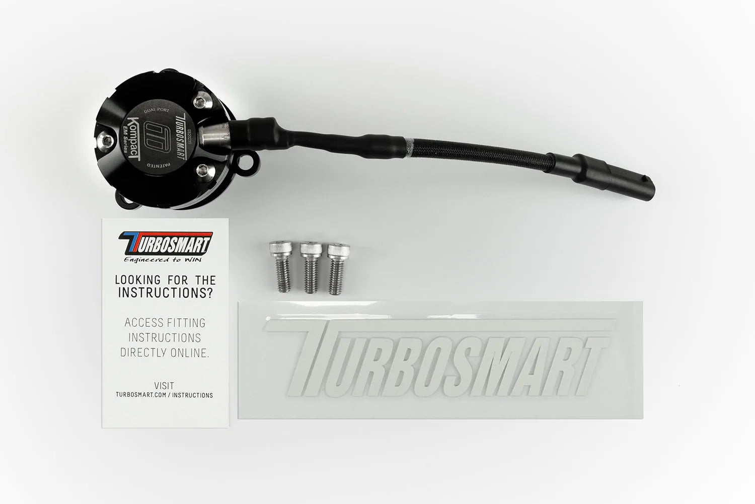 Turbosmart BOV Kompact EM Dual Port VR18 - VW / Audi Blow Off Valve