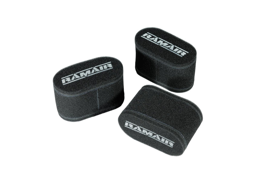 Ramair CS-911-3 3x Sock Filters For Carbs/Trumpets -