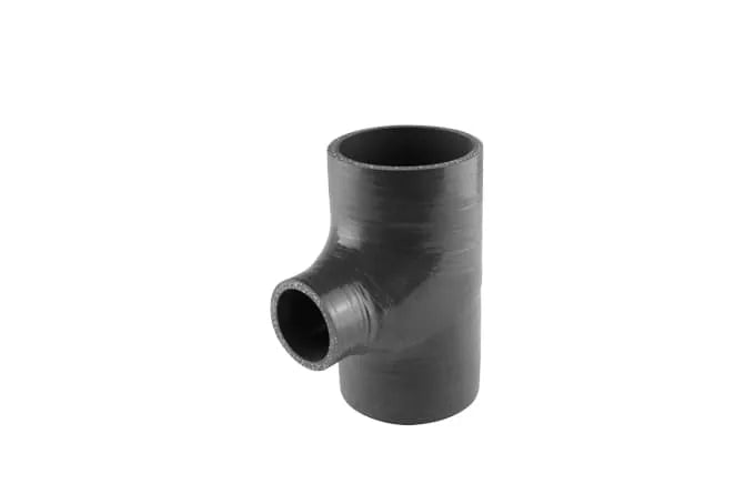 Turbosmart Silicon Hose Hose Tee 2.75" ID 1.50" spout [TS-HT275150-BK]