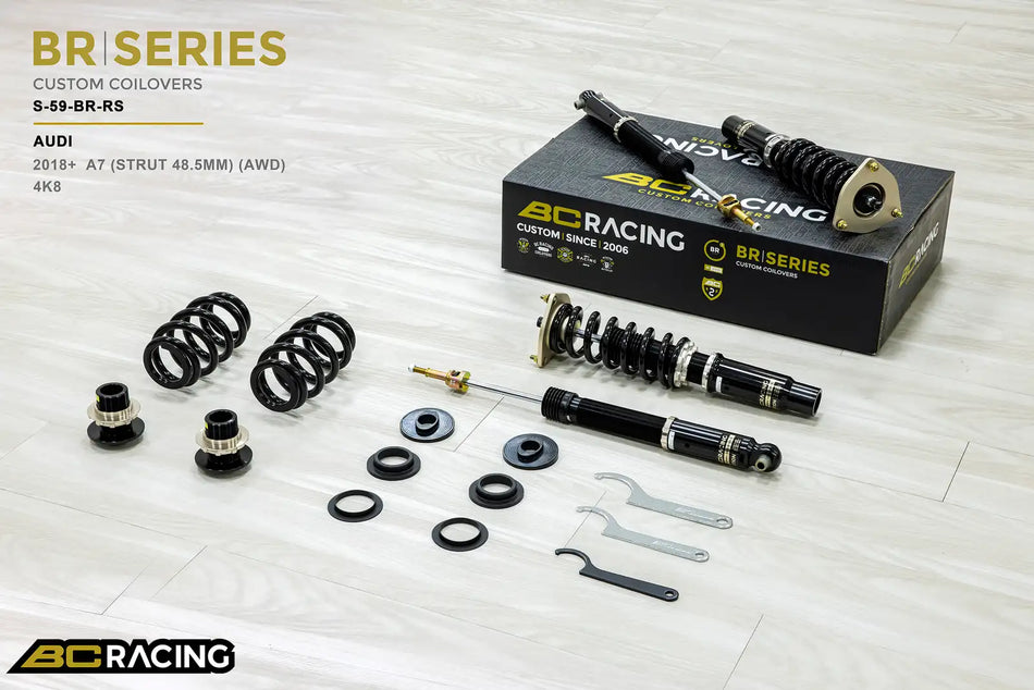 BC Racing BR Series Coilovers – Audi A7 (4K8) 2018-2026