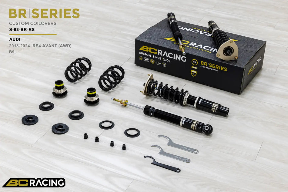 BC Racing BR Series Coilovers – Audi RS4 (B9) 2018-2024