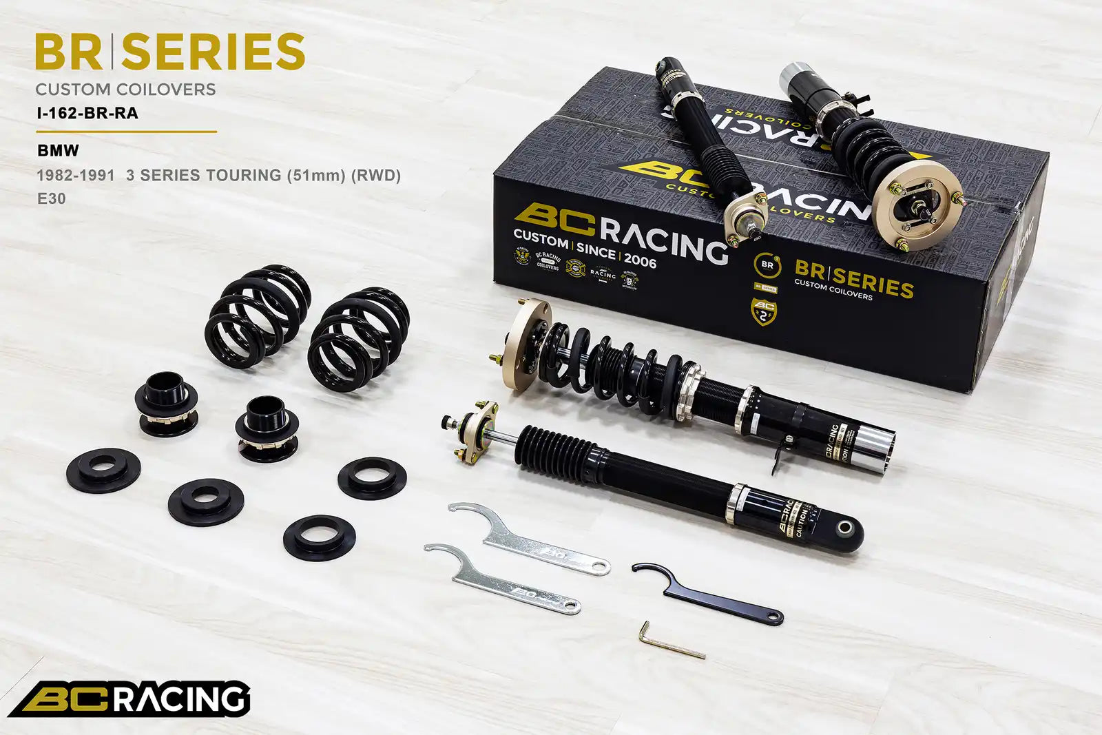 BC Racing BR Series Coilovers – BMW 3 Series (E30) 1982-1991