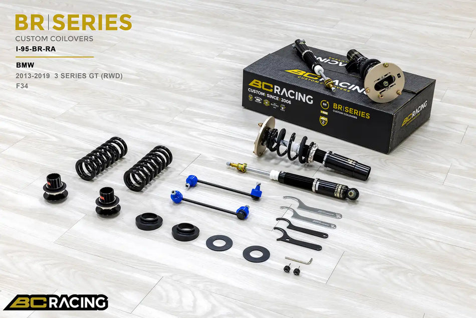 BC Racing BR Series Coilovers – BMW 3 Series (F34) 2013-2019