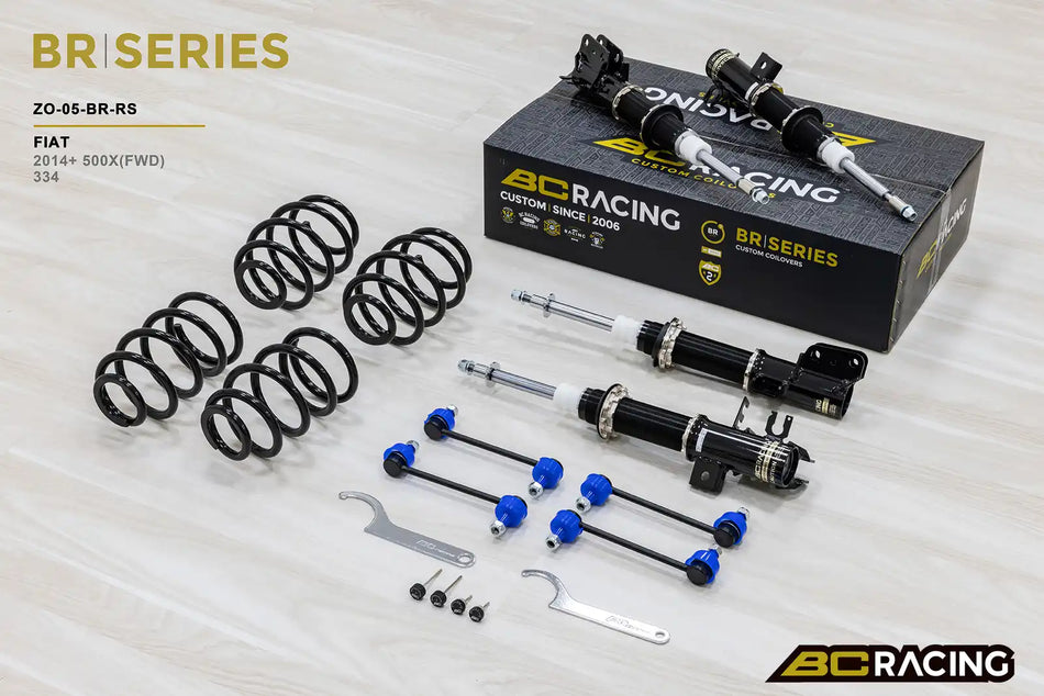 BC Racing BR Series Coilovers – Fiat 500X (All) 2014-2025