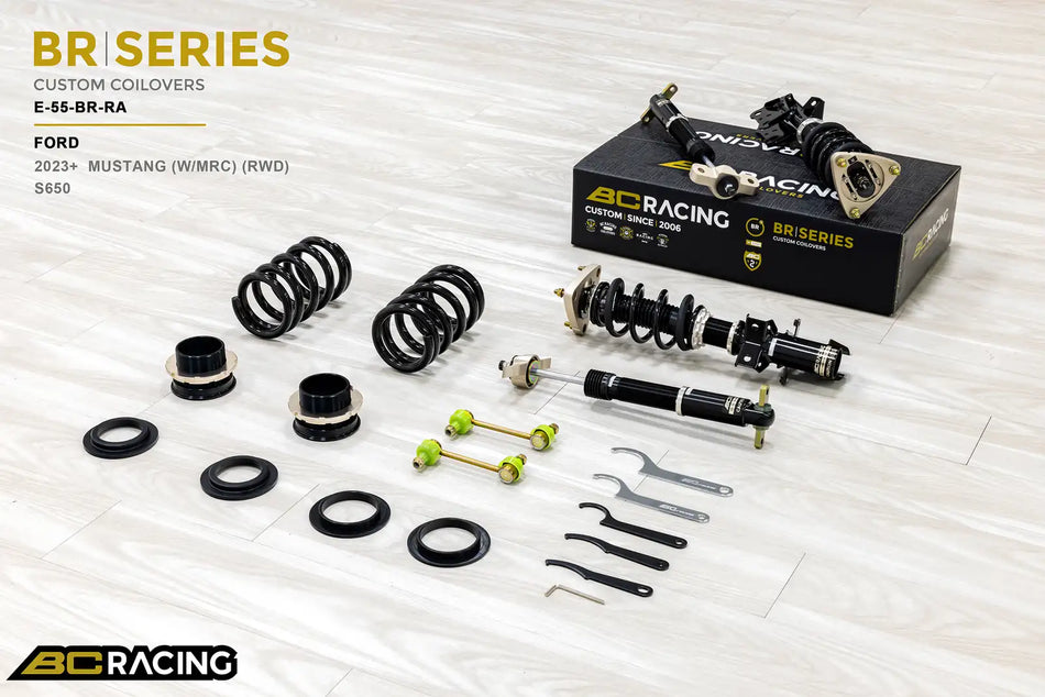 BC Racing BR Series Coilovers – Ford Mustang (S650) 2023-2026