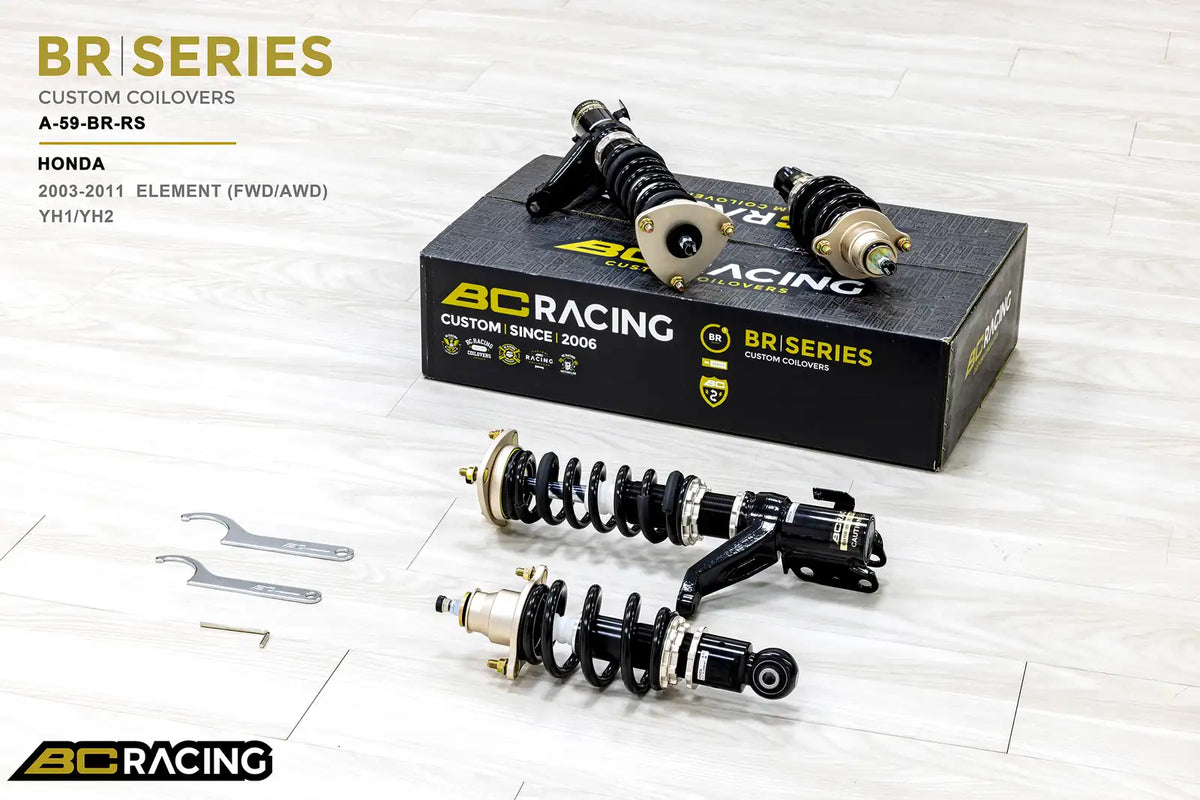 BC Racing BR Series Coilovers – Honda Element (YH1, YH2) 2003-2011