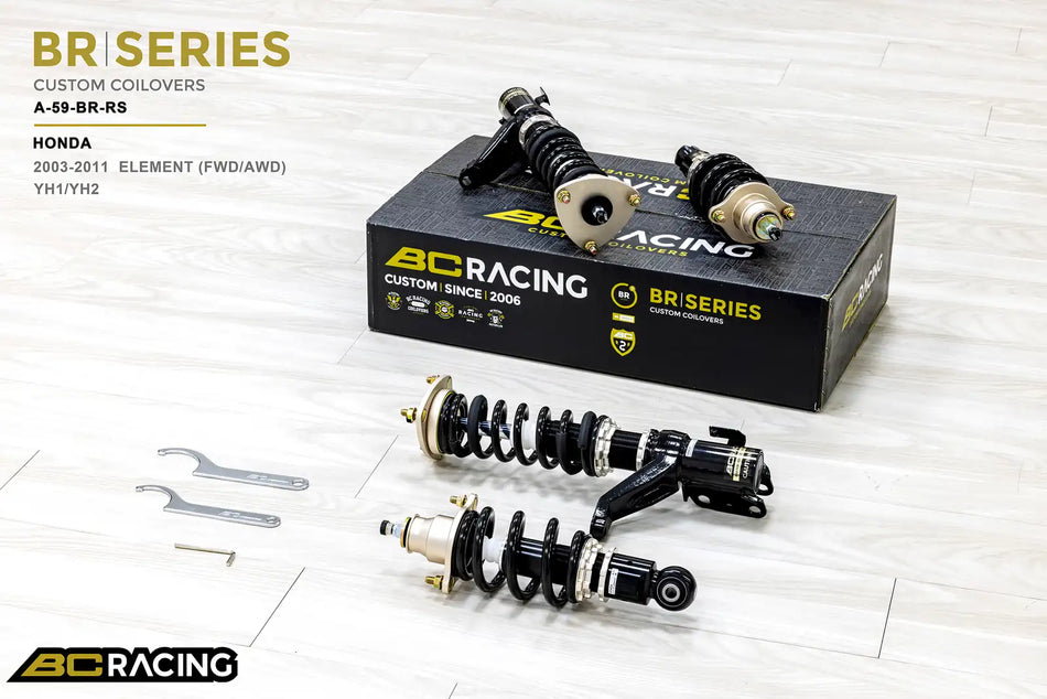 BC Racing BR Series Coilovers – Honda Element (YH1, YH2) 2003-2011