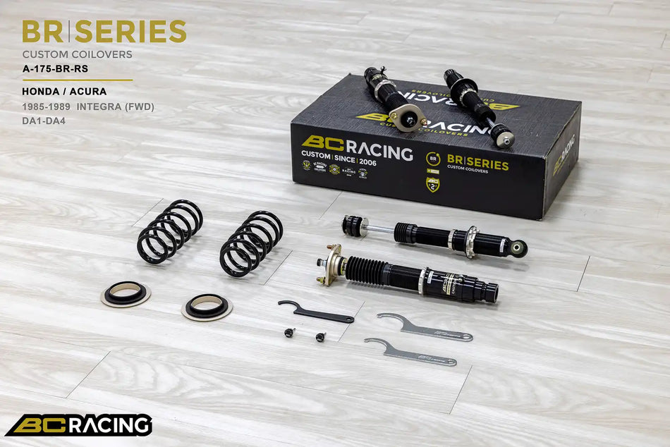 BC Racing BR Series Coilovers – Honda Integra Da1-da4 (All) 1985-1989