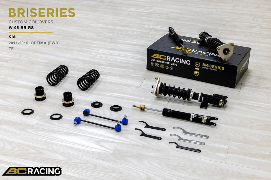 BC Racing BR Series Coilovers – Kia Optima (TF) 2011-2015