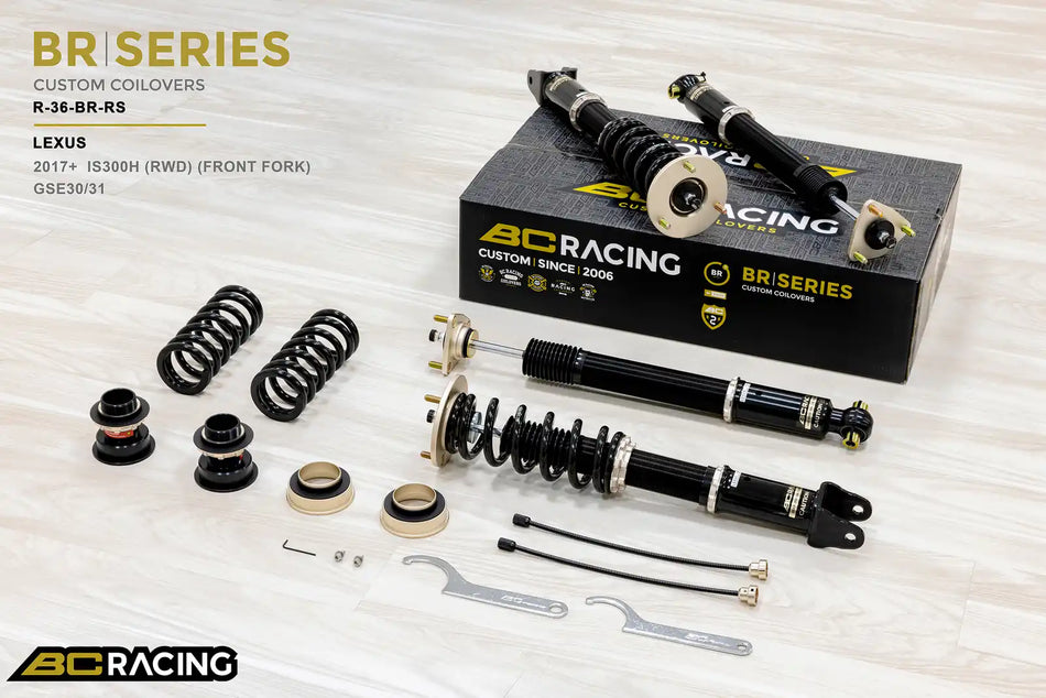 BC Racing BR Series Coilovers – Lexus Is Is-300h (GSE30, GSE31) 2017-2026