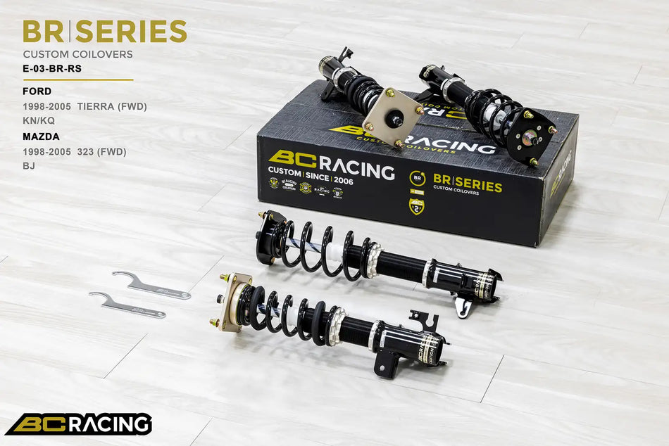 BC Racing BR Series Coilovers – Mazda/Ford 323/Premacy/Protege Bjfp/Tierra (BJ, CP8W, CPEW, All) 1998-2005
