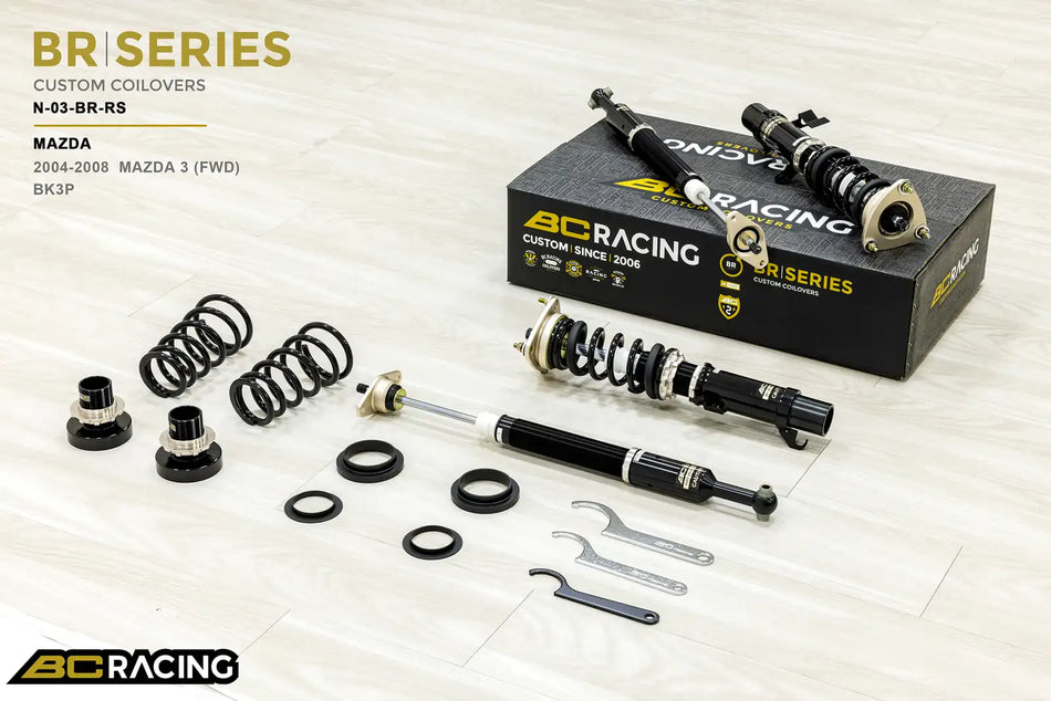 BC Racing BR Series Coilovers – Mazda Mazda3/Mps (BK3P) 2004-2008