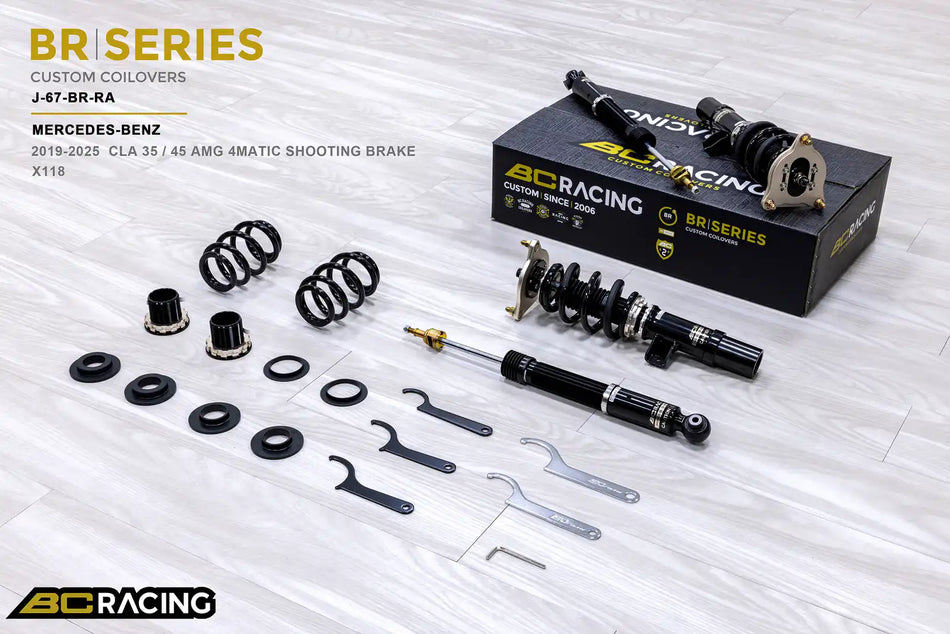 BC Racing BR Series Coilovers – Mercedes-Benz CLA (35, X118) 2019-2025