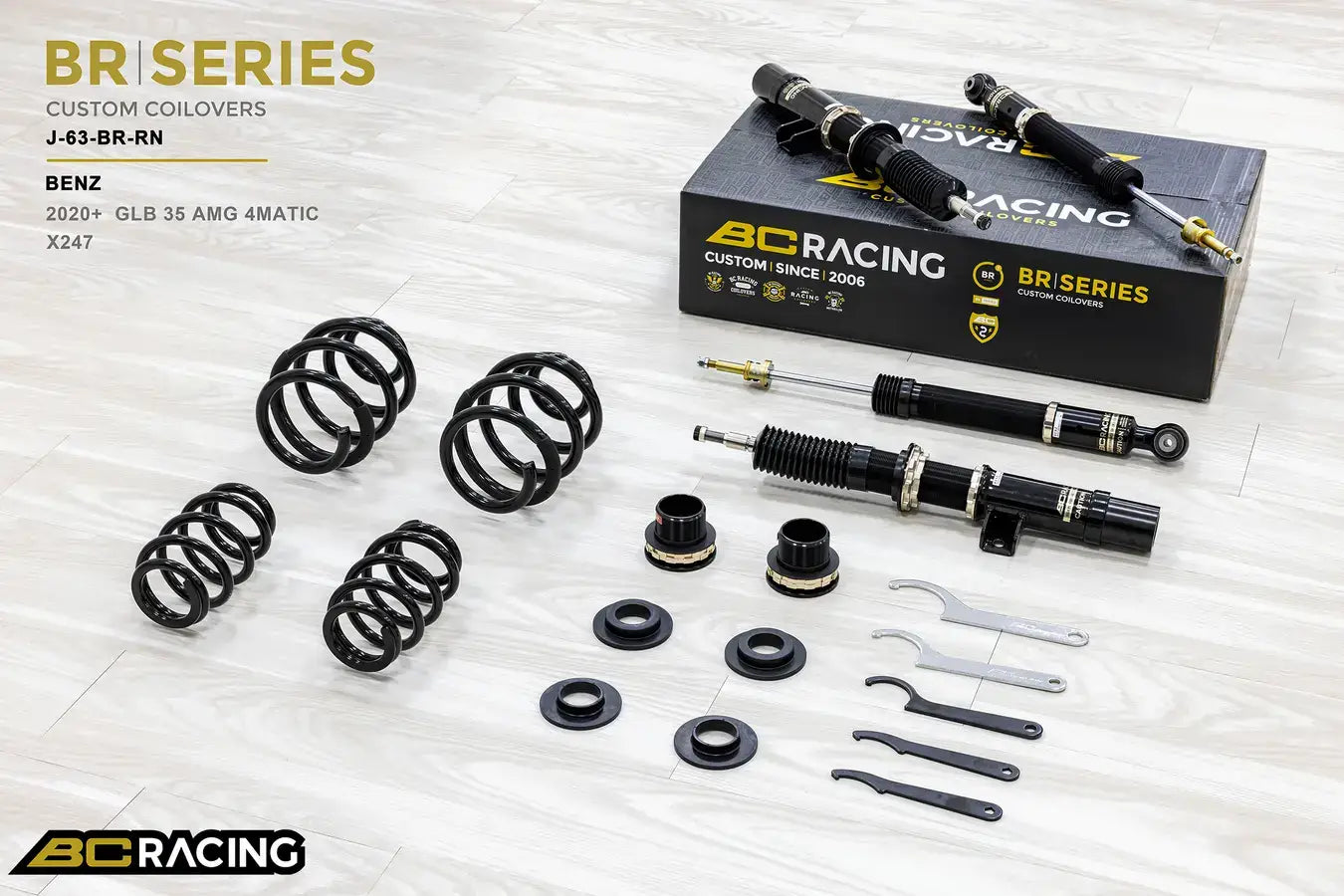 BC Racing BR Series Coilovers – Mercedes-Benz GLB (X247) 2020-2026