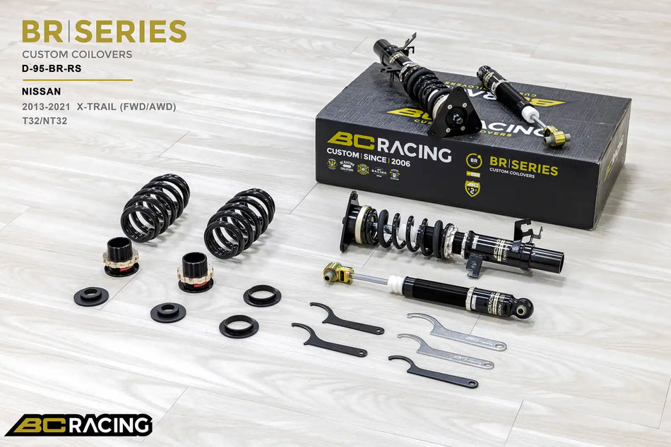 BC Racing BR Series Coilovers – Nissan X-Trail (T32, NT32) 2013-2021