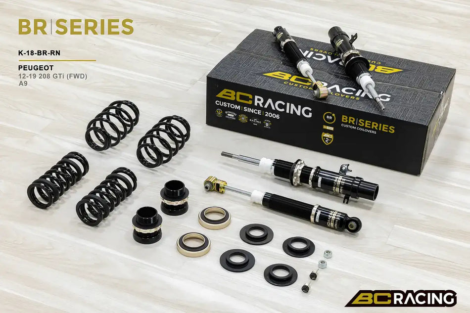 BC Racing BR Series Coilovers – Peugeot 208 GTi (All) 2012-2019