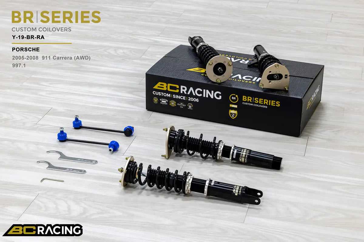BC Racing BR Series Coilovers – Porsche 911 997.1 Carrera (All) 2004-2008