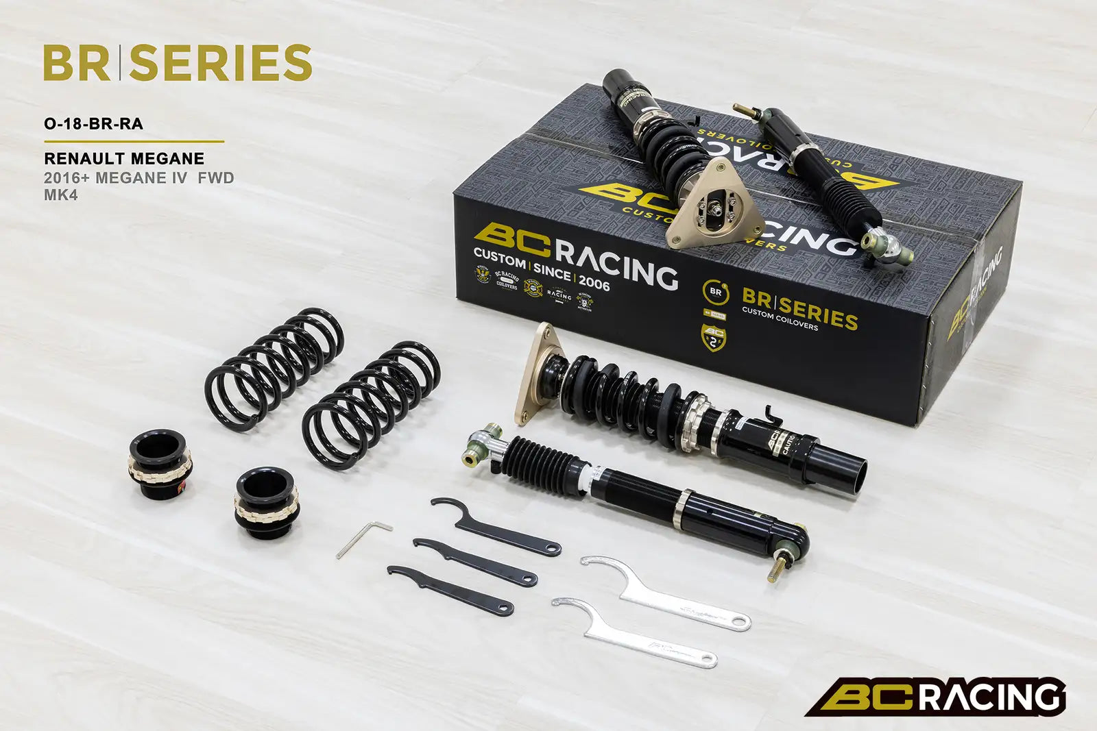 BC Racing BR Series Coilovers – Renault Megane (IV) 2016-2026