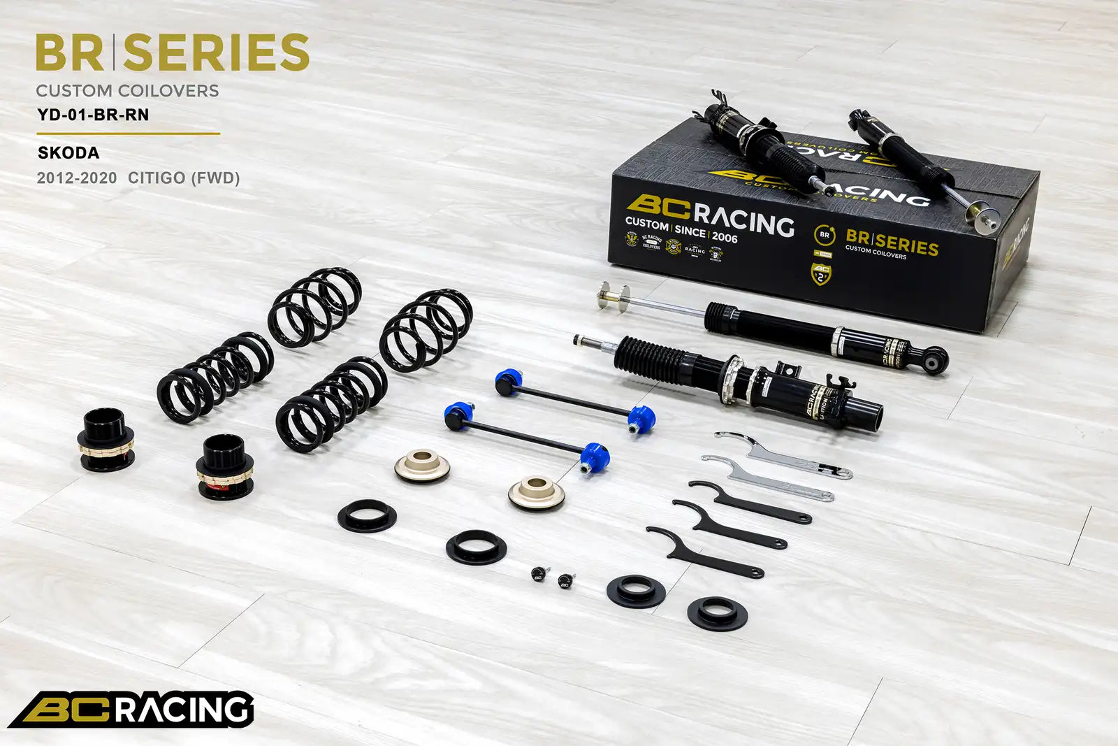 BC Racing BR Series Coilovers – Skoda Citigo (All) 2012-2020
