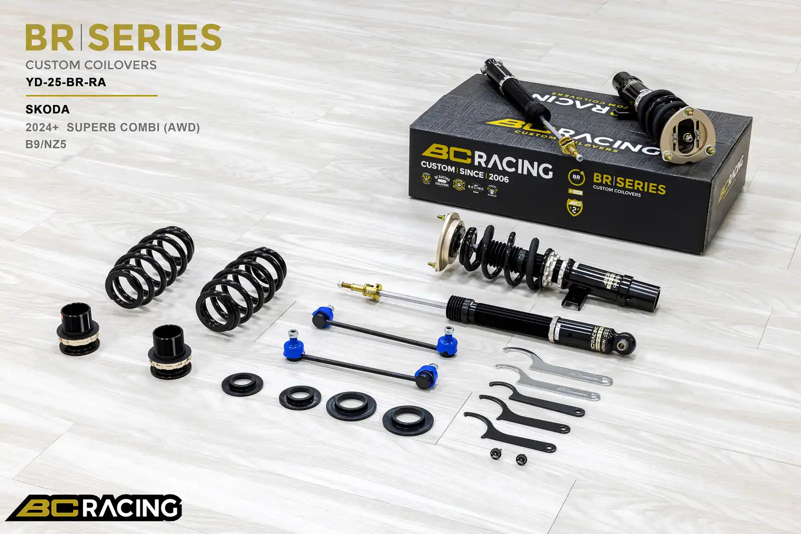 BC Racing BR Series Coilovers – Skoda Superb Combi (B9, NZ5) 2024-2026