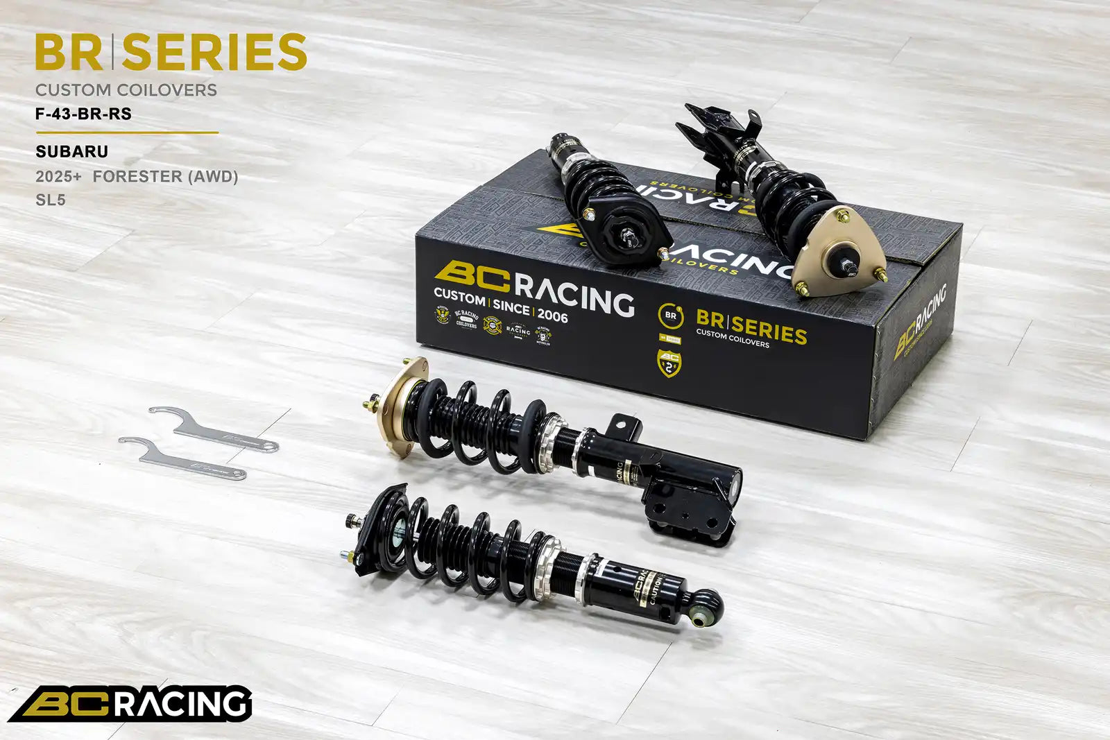 BC Racing BR Series Coilovers – Subaru Forester (SL5) 2025-2026