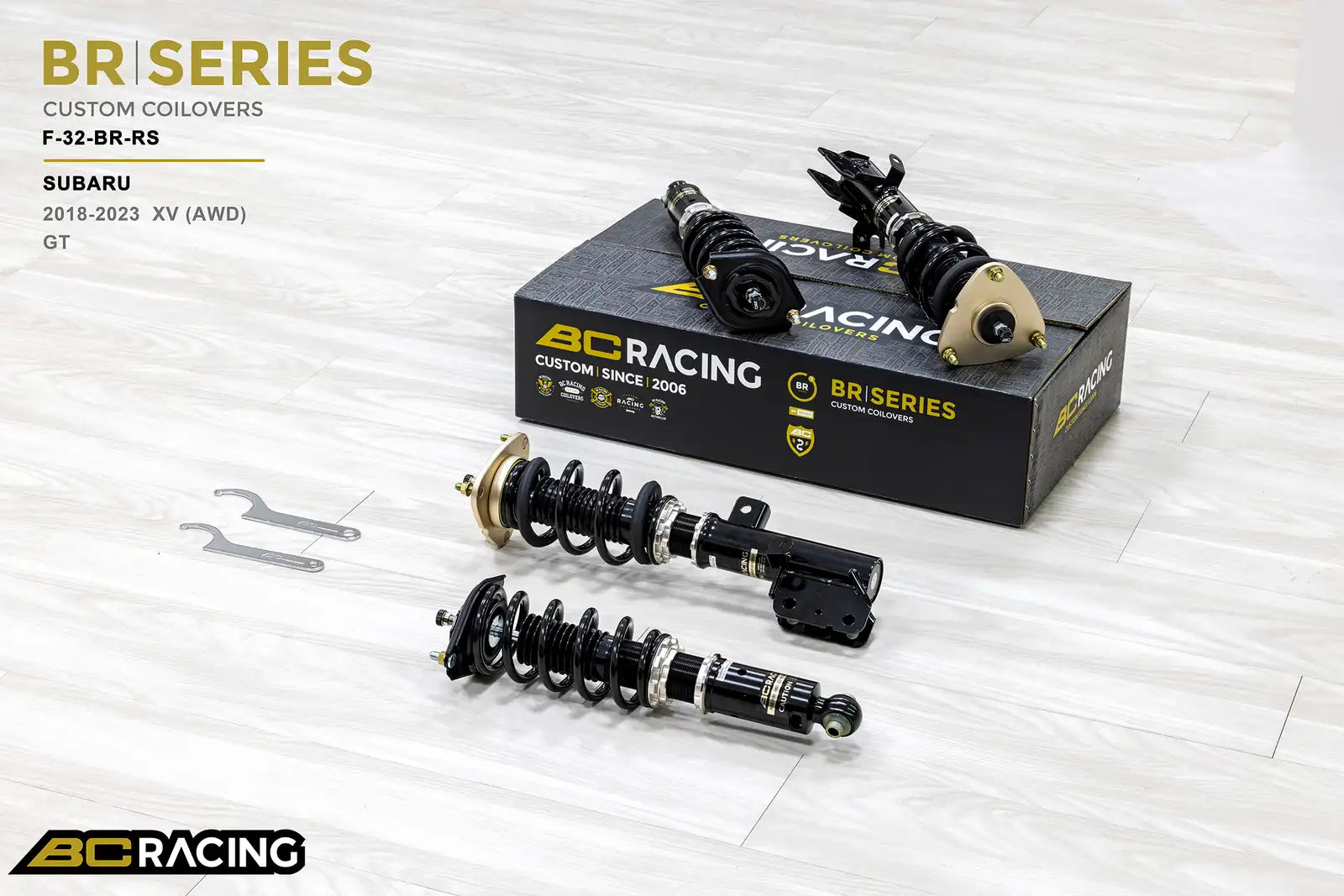 BC Racing BR Series Coilovers – Subaru XV (All) 2018-2023