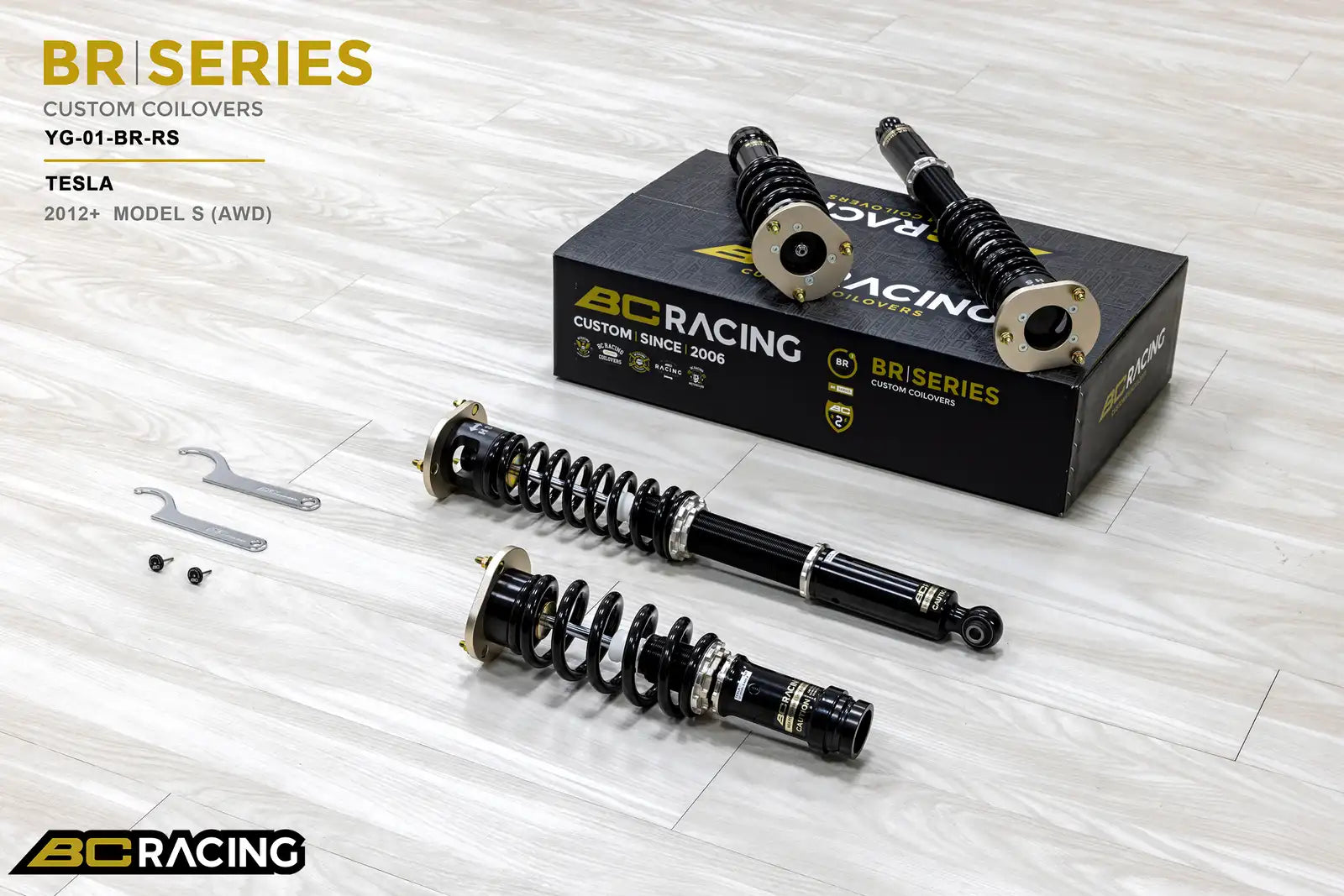BC Racing BR Series Coilovers – Tesla Model S (All) 2012-2026