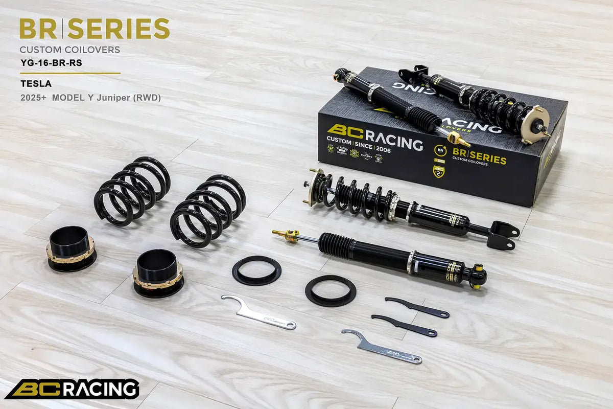 BC Racing BR Series Coilovers – Tesla Model Y Juniper (All) 2025-2026