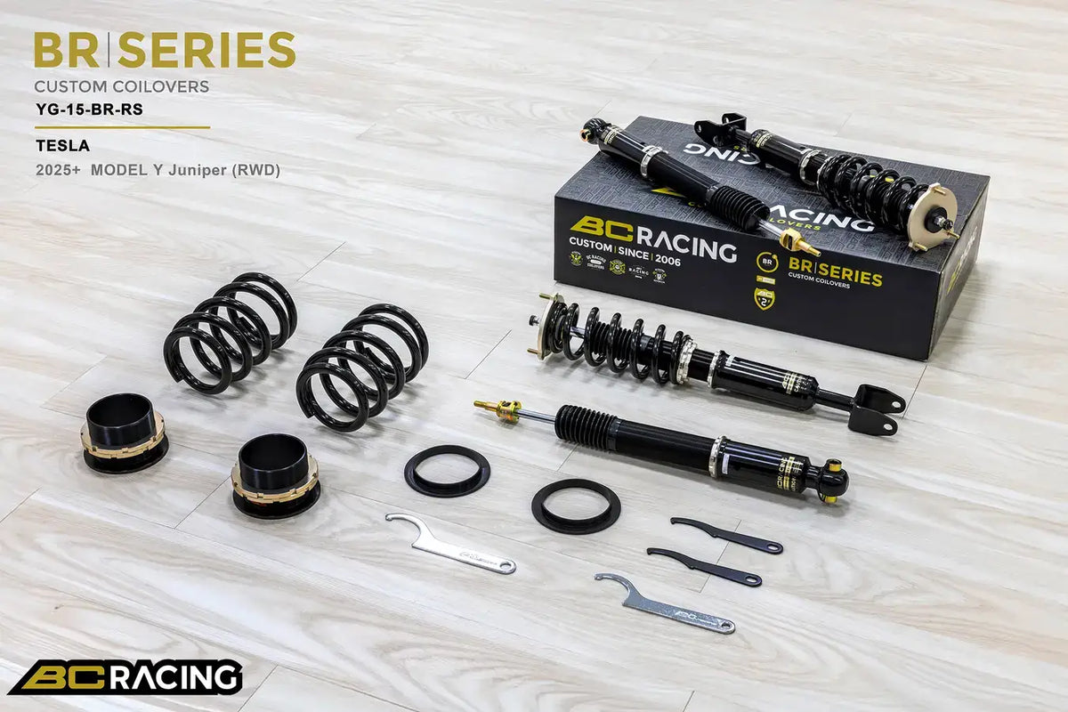 BC Racing BR Series Coilovers – Tesla Model Y Juniper (All) 2025-2026
