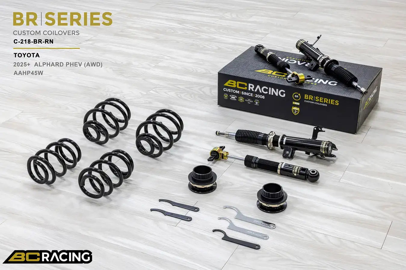BC Racing BR Series Coilovers – Toyota Alphard (AAHP45W) 2025-2026
