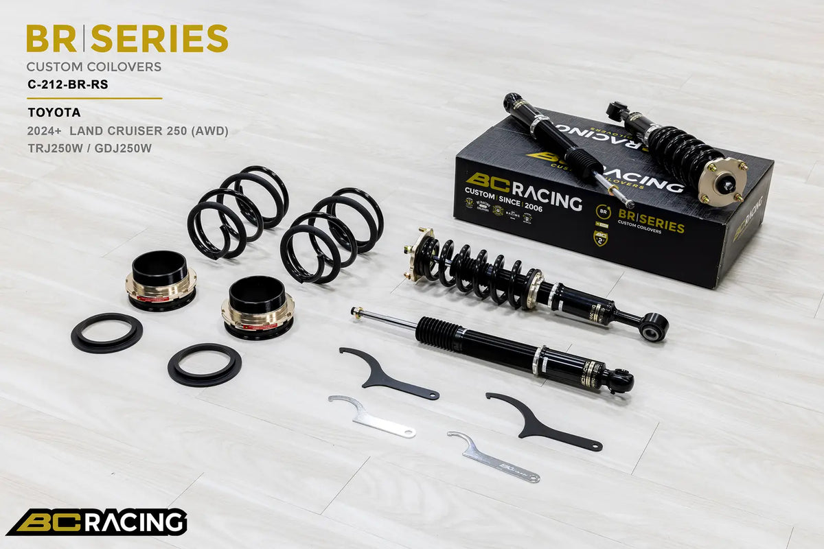 BC Racing BR Series Coilovers – Toyota Land Cruiser (TRJ250W, GDJ250W) 2024-2026