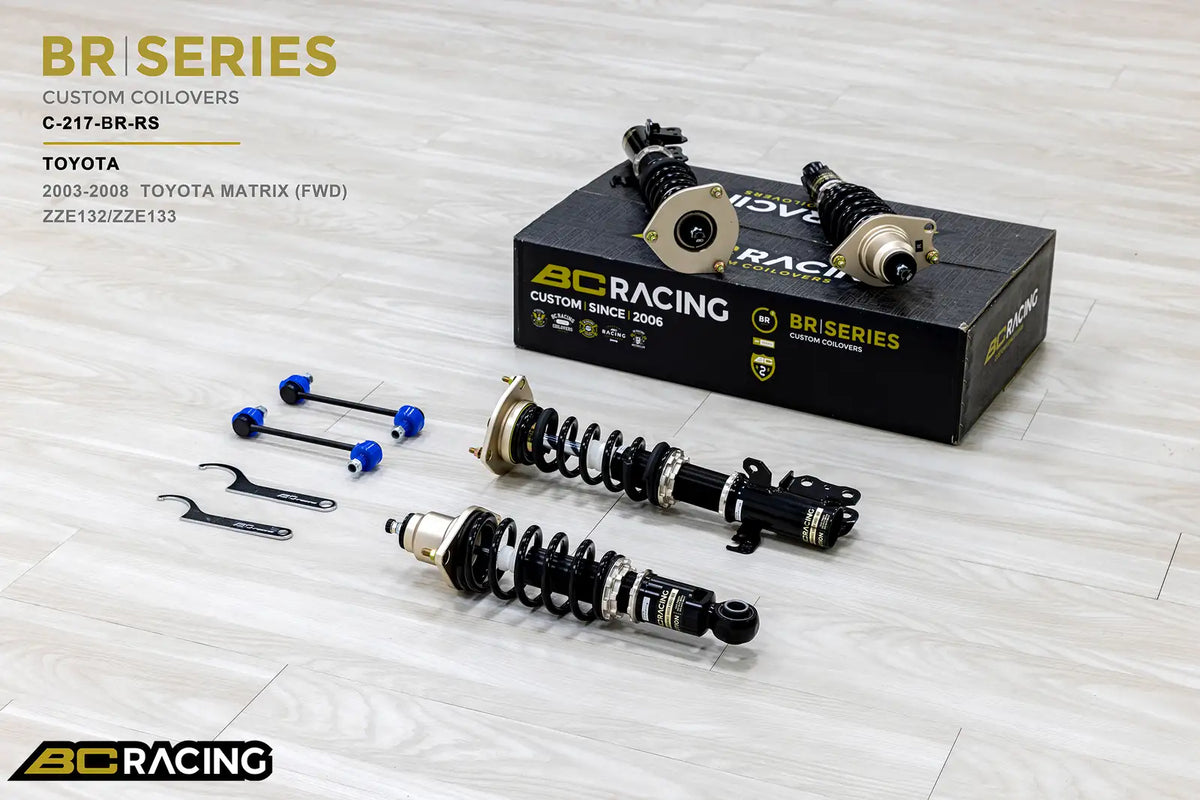BC Racing BR Series Coilovers – Toyota Matrix (ZZE132, ZZE133) 2003-2008
