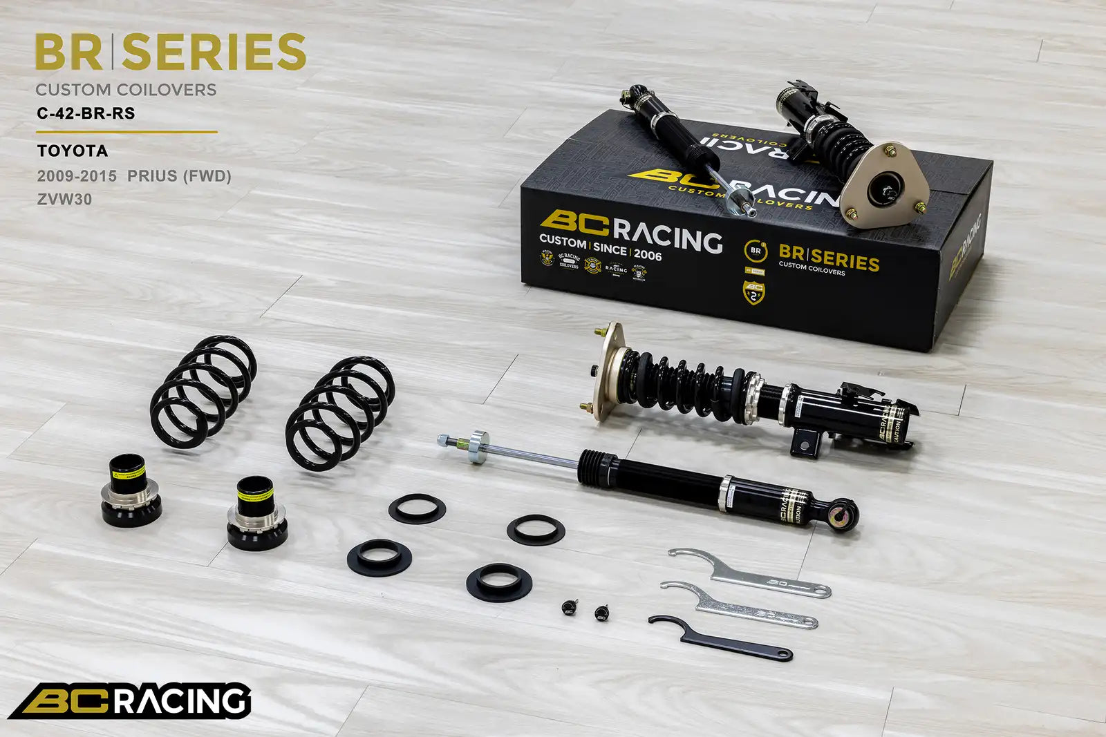 BC Racing BR Series Coilovers – Toyota Prius (ZVW30) 2009-2015