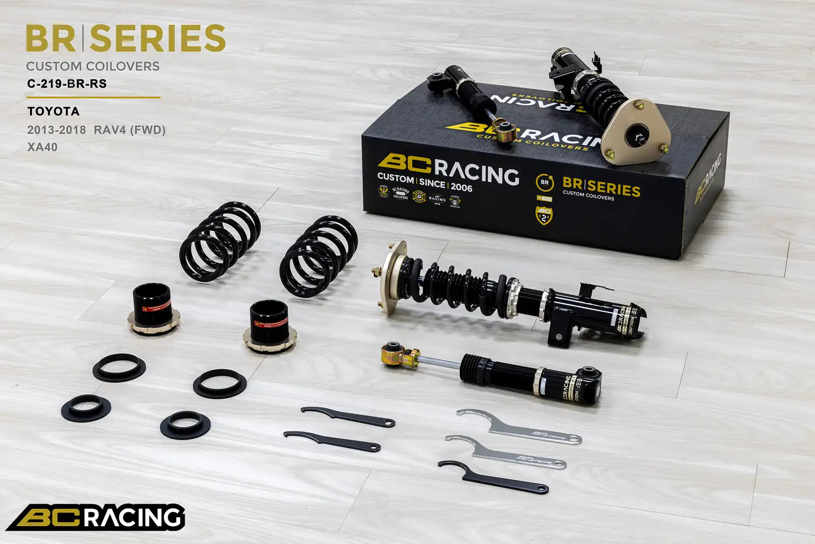 BC Racing BR Series Coilovers – Toyota RAV4 (XA40) 2013-2018