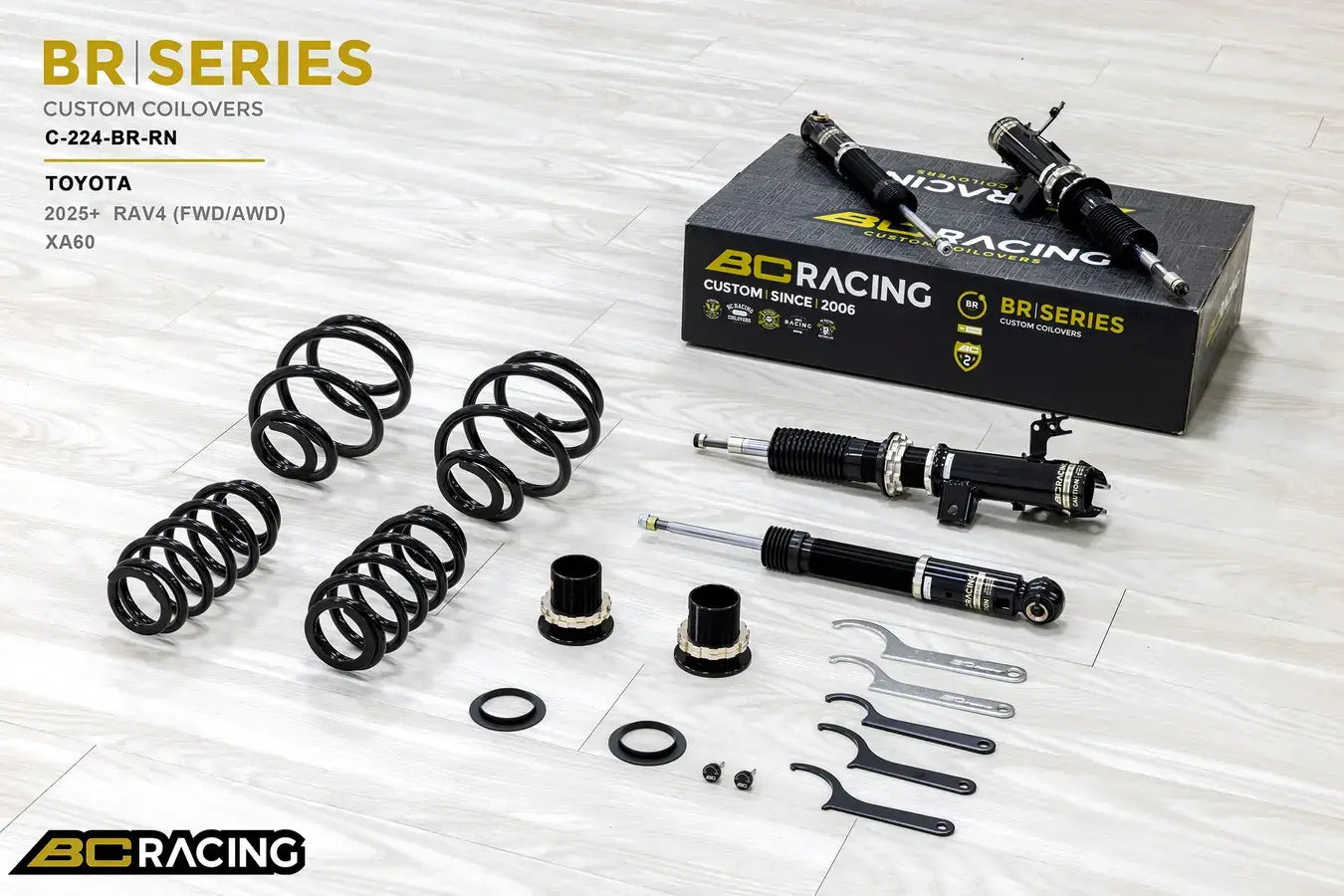BC Racing BR Series Coilovers – Toyota RAV4 (XA60) 2025-2026