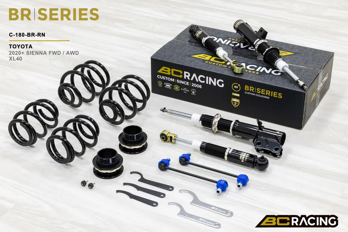 BC Racing BR Series Coilovers – Toyota Sienna (XL40) 2020-2026