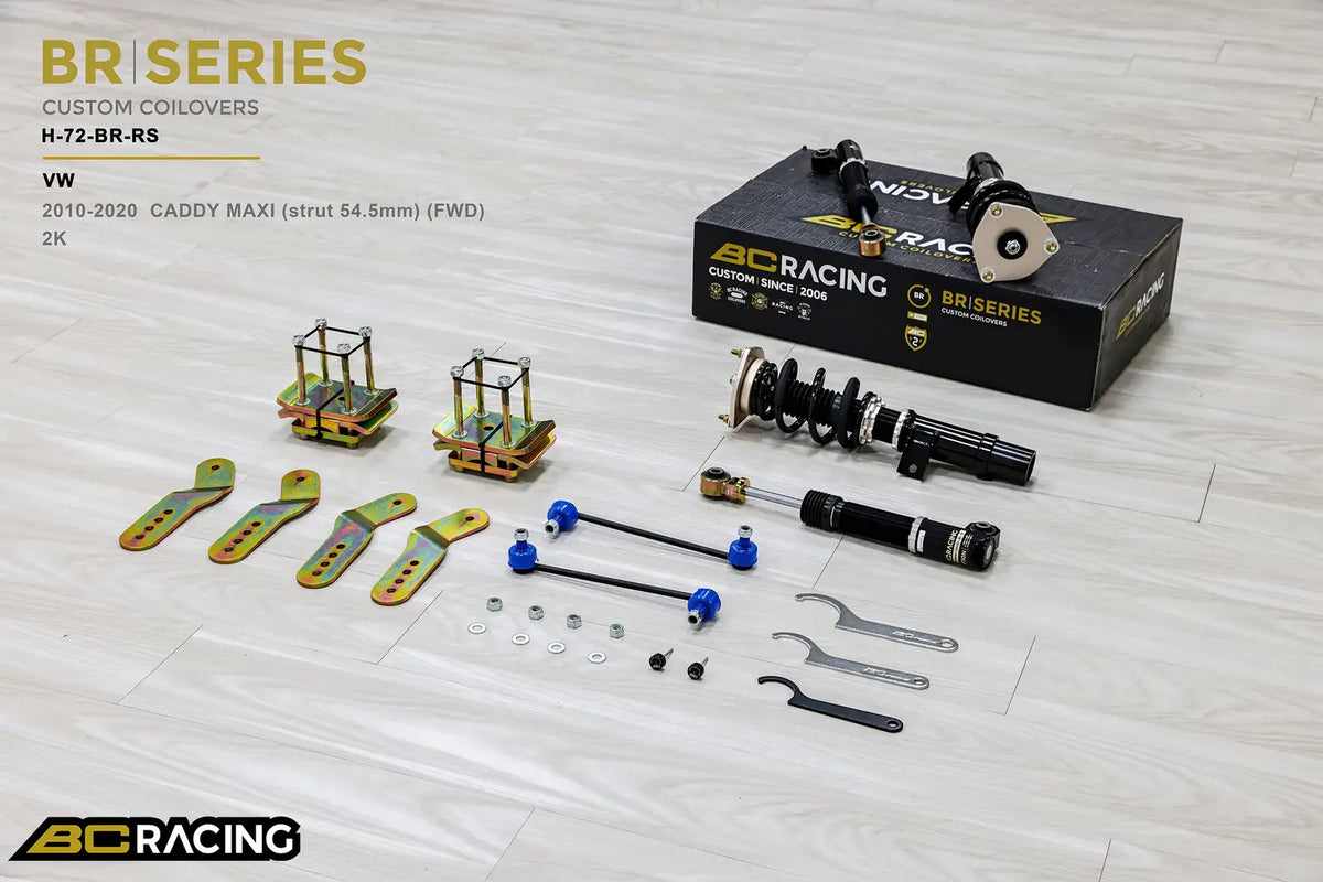 BC Racing BR Series Coilovers – Volkswagen Caddy (2K, MAXI) 2010-2020