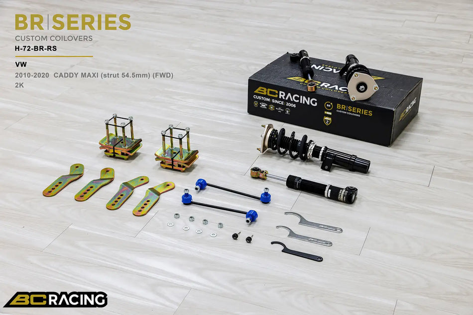 BC Racing BR Series Coilovers – Volkswagen Caddy (2K, MAXI) 2010-2020