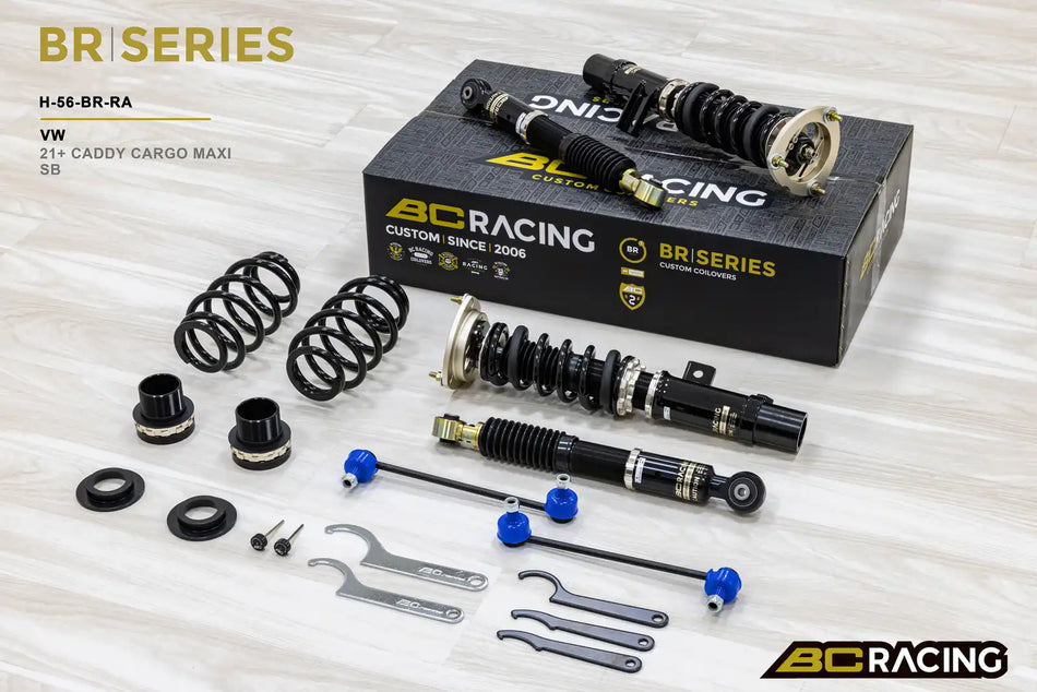 BC Racing BR Series Coilovers – Volkswagen Caddy (SB, MAXI, LWB) 2021-2026