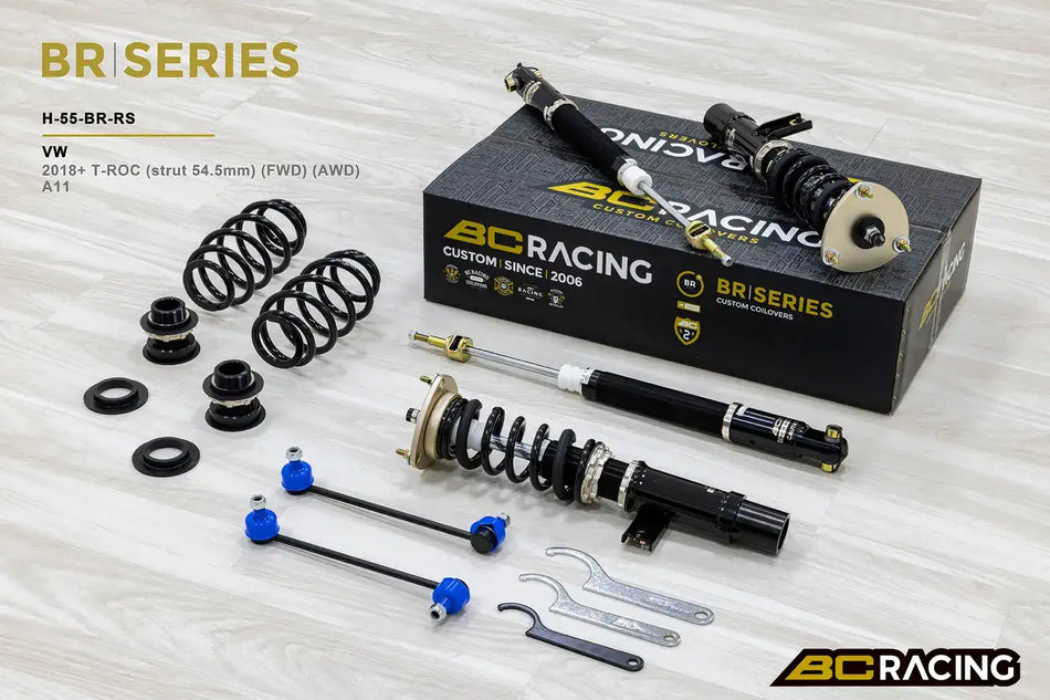 BC Racing BR Series Coilovers – Volkswagen T-Roc (A11) 2018-2026