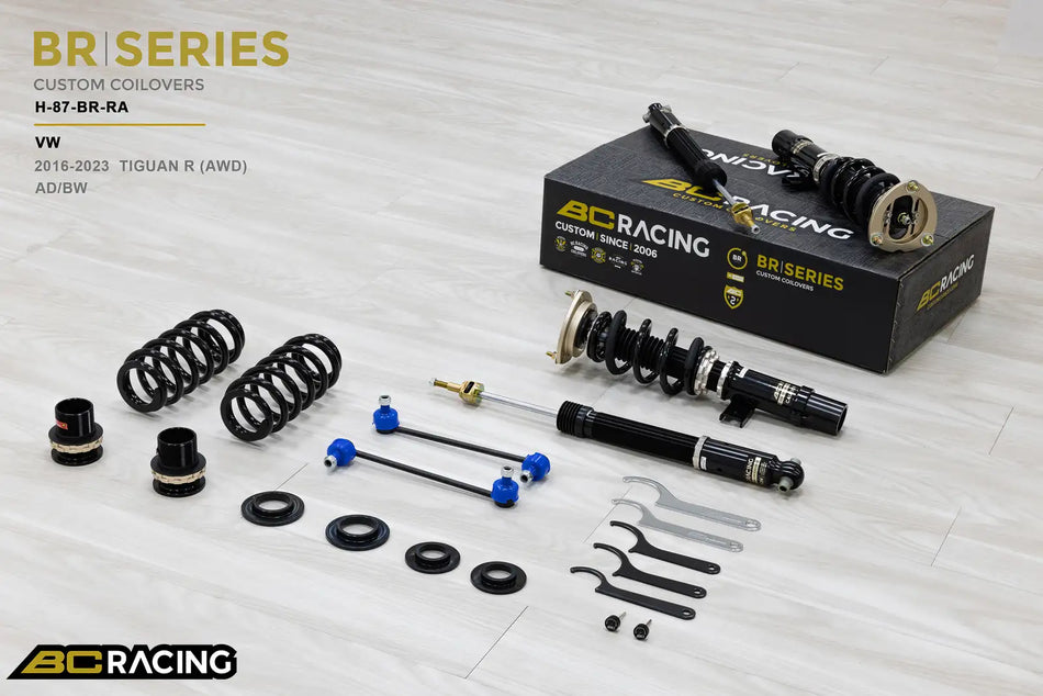 BC Racing BR Series Coilovers – Volkswagen Tiguan Ad/Bw (All) 2016-2023