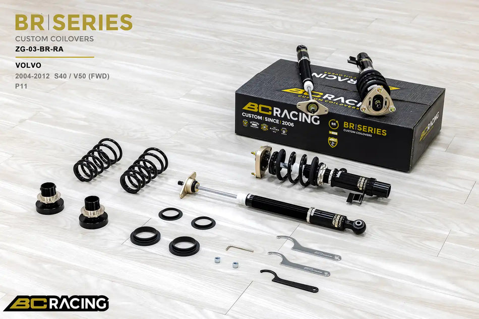 BC Racing BR Series Coilovers – Volvo S40/V50 (P11) 2004-2012