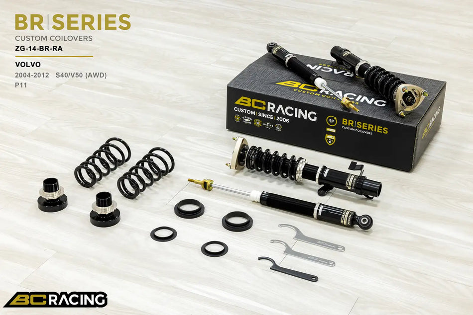 BC Racing BR Series Coilovers – Volvo V50/S40 (P11) 2004-2012