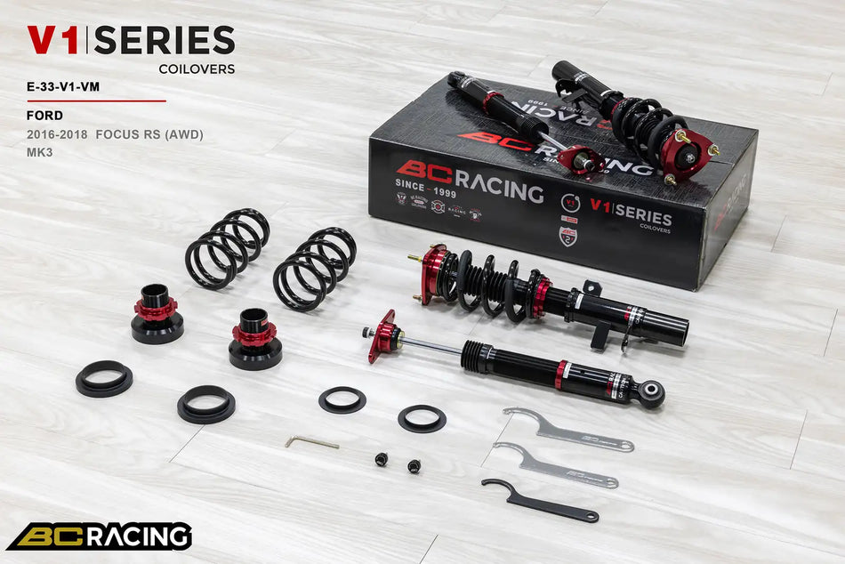BC Racing V1 Series Coilovers – Ford Focus (MK3) 2016-2018