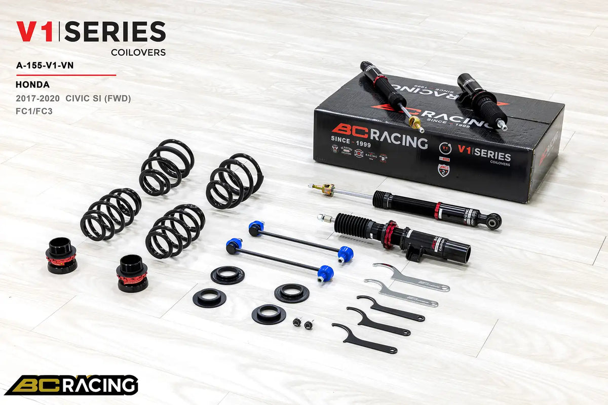 BC Racing V1 Series Coilovers – Honda Civic (FC1, FC3, SI) 2017-2020