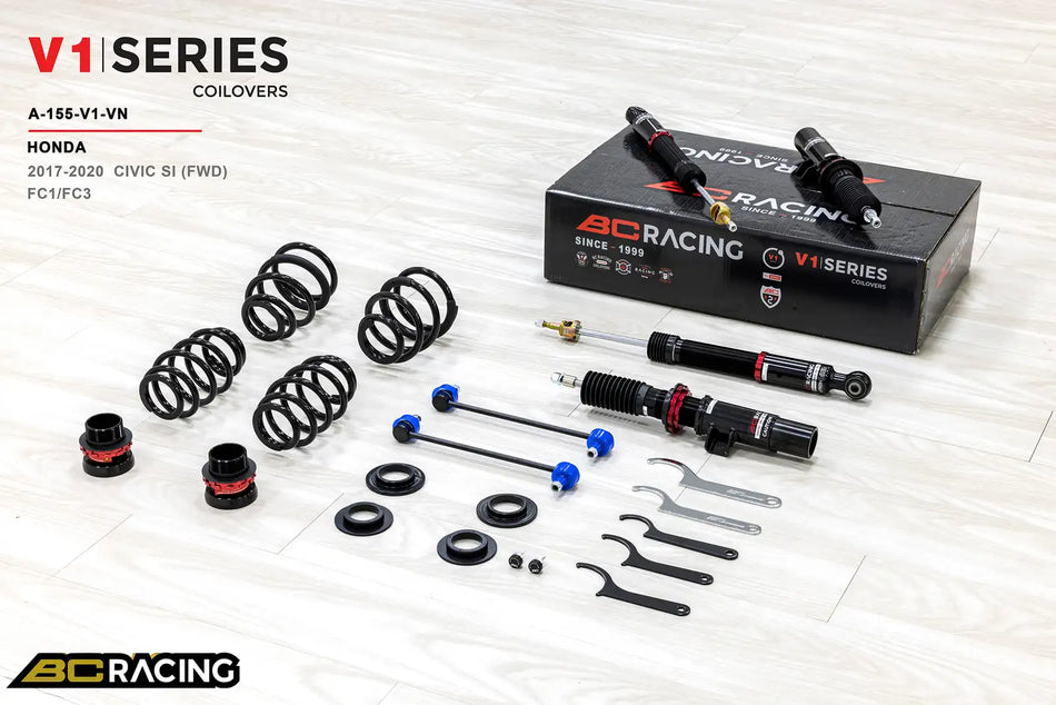 BC Racing V1 Series Coilovers – Honda Civic (FC1, FC3, SI) 2017-2020