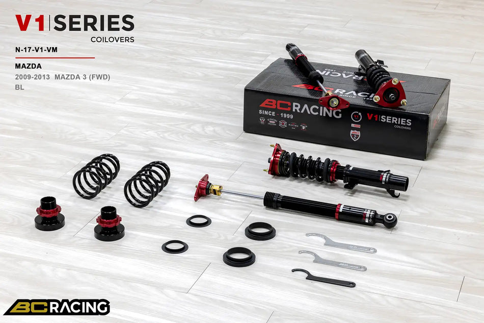 BC Racing V1 Series Coilovers – Mazda Mazda3 (BL) 2009-2013