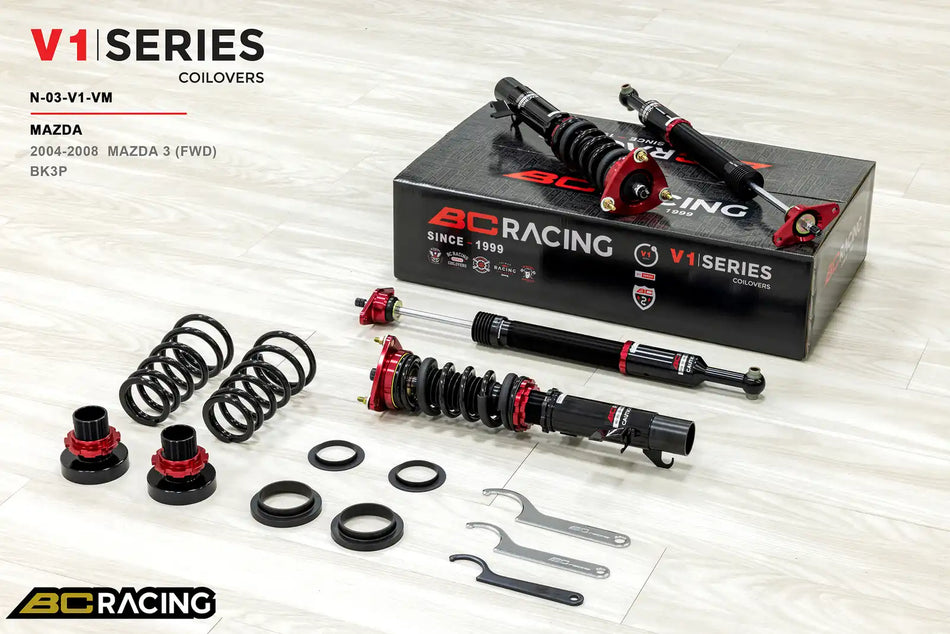 BC Racing V1 Series Coilovers – Mazda Mazda3/Mps (BK3P) 2004-2008