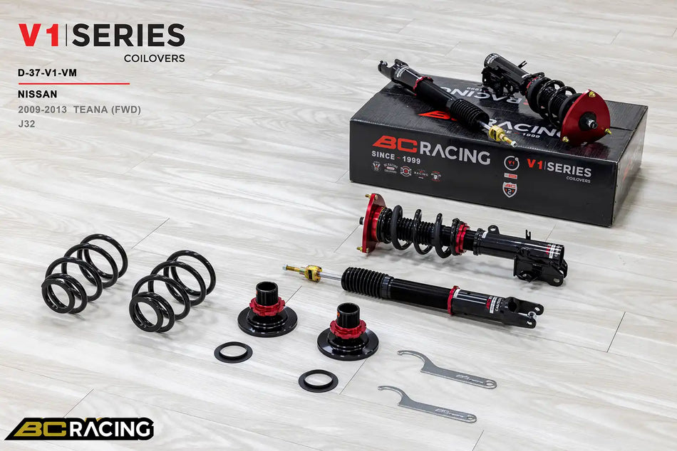 BC Racing V1 Series Coilovers – Nissan Teana (J32) 2009-2013